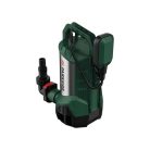  Parkside PTPS 1100 B2 inox, nemesacél 1100W 20.000 l/óra kerti szivattyú, szennyvízszivattyú (búvárszivattyú) úszókapcsolóval