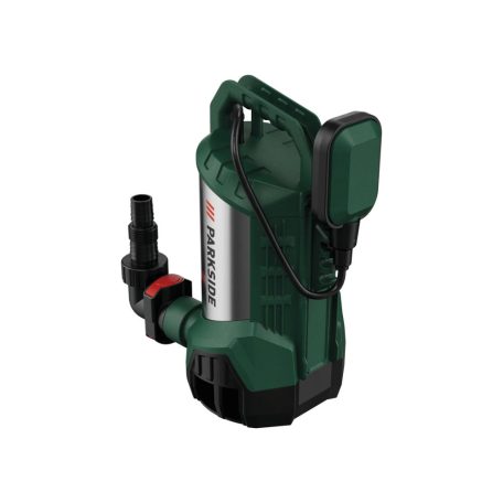  Parkside PTPS 1100 B2 inox, nemesacél 1100W 20.000 l/óra kerti szivattyú, szennyvízszivattyú (búvárszivattyú) úszókapcsolóval
