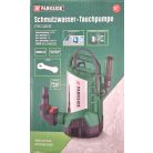  Parkside PTPS 1100 B2 inox, nemesacél 1100W 20.000 l/óra kerti szivattyú, szennyvízszivattyú (búvárszivattyú) úszókapcsolóval