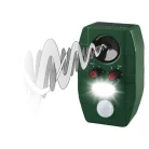 Bontott, HIBÁS ParkSide PTUS 1 A1 Solar Animal Repeller - ultrahangos, napelemes, mozgásérzékelős, akkus kutya-macska riasztó, állatriasztó 1300 mAh HIBÁS (18650 SM-3P) li-ion akkuval