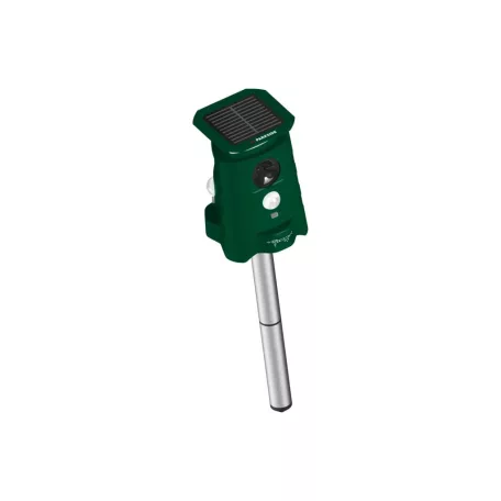 ParkSide PTUS360 1 B2 Solar Animal Repeller - 360°-os ultrahangos, napelemes, mozgásérzékelős, akkus kutya-macska riasztó, állatriasztó 3 x 1.2V 800 mAh cserélhető Ni-MH akkuval