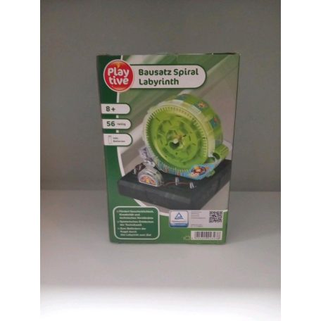 PlayTive Spiral Labyrinth Construction Kit 56 részes Spirál Labirintus építőkészlet, elemes tudományos játék készlet