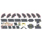 PlayTive Racetrak Road Set 37 darabos fa autópálya szett, versenypálya készlet