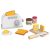 PlaytTive Wooden Toaster Set 12 részes játék fa reggeliző készlet, pirító, kenyérpirító 2 szelet kenyérrel, tükörtojással, vajjal, deszkával, lekvárral, csokikrémmel és késsel