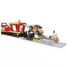PlayTive Clippys Freight Train 753 részes tehervonat építőkocka készlet, világító, távirányítós, elemes vonat 2.5m sínpályával, rámpával és 1 db autóval