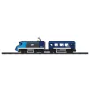   lupilu / PlayTive Clippys Passenger Train 632 részes vonat építőkocka készlet, világító, távirányítós, elemes személyvonat 2.5m sínpályával, 5 figurával