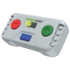 lupilu / PlayTive Clippys Passenger Train 632 részes vonat építőkocka készlet, világító, távirányítós, elemes személyvonat 2.5m sínpályával, 5 figurával