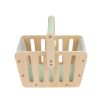   PlayTive Shopping Basket játék (gyermek) mini (226 x 188 x 192 mm) fa bevásároló kosár, 5 részes bevásárlókosár fából