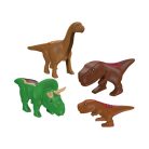 PlayTive Dino Park 49 részes fa vonat szett, favonat készlet önjáró elemes teherautóval vulkánnal 