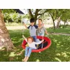   PlayTive Junior 113 cm átmérőjű, 150 kg teherbírású fészekhinta, piros-fekete Nest Swing hinta 