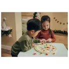 PlayTive Zoo Clock készségfejlesztő fa puzzle óra, 13 részes tanuló óra játék szett állatokkal és számokkal (460715)