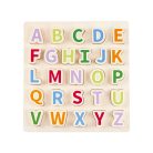 PlayTive készségfejlesztő fa ABC Puzzle, ABC betű kirakó játék tartós fából, színes, nagy méretű betűkkel (451732)