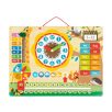   PlayTive készségfejlesztő mágneses fali óra, naptár, évszakok és hónapok gyakorlására szolgáló fali játék tábla
