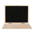 PlayTive készségfejlesztő mágneses fa laptop és mobiltelefon, fából készült oktató, fejlesztő notebook, gyermek laptop + telefon