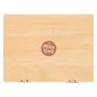 PlayTive készségfejlesztő mágneses fa laptop és mobiltelefon, fából készült oktató, fejlesztő notebook, gyermek laptop + telefon