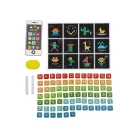 PlayTive készségfejlesztő mágneses fa laptop és mobiltelefon, fából készült oktató, fejlesztő notebook, gyermek laptop + telefon