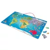   PlayTive 75 x 45 cm fa 94 részes Világ mágneses térkép, világtérkép puzzle (Magnetic Map of World)