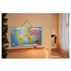   PlayTive 75 x 45 cm fa 94 részes Világ mágneses térkép, világtérkép puzzle (Magnetic Map of World)