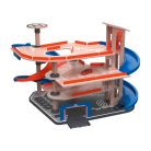 liupilu / PlayTive Racers XL fa parkoló, 4 szintes parkolóház 2 autóval, helikopter leszállóval, jármű lifttel (PlayTive Car Park, PlayTive parkoló)