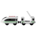 PlayTive ICE RC vonat, rádiófrekvenciás személyvonat, távirányítós mozdony, fa vonat szettekhez (fehér)