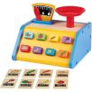   lupilu / PlayTive Junior Wooden Scales Set, 9 részes játék fa mérleg, működő rugós mérleggel és mutatóval, 8 db fa kártyával