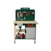   lupilu / PlayTive ParkSide Fa játék munkapad, fából készült 74 részes játék szerelőasztal szerszámokkal és fúrógéppel (HG07512 Workbench)