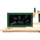 PlayTive ParkSide Mud Workbench fa játék kerti munkapad, fából készült 36 részes játék szerelőasztal szerszámokkal kültérre