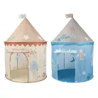 lupilu / PlayTive Aquarium barna / kék játéksátor tengeri állat motívumokkal (teknős, polip, rák, delfin), 100 x 145 cm poliészter játszósátor