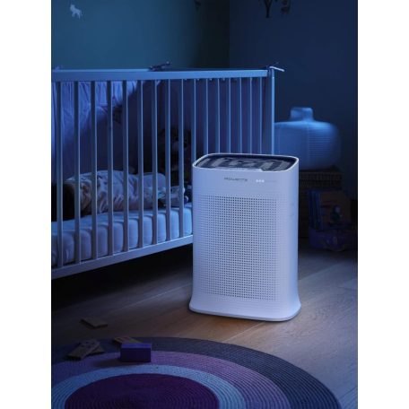 Rowenta PU 3040 Pure Air légtisztító, 65W légmosó 12 m2-re 300 m3 / óra kapacitás, 99.99%-os tisztítás aktív szénszűrővel allergén és finom részecskeszűrés 4 fokozatban (PU3040F0)