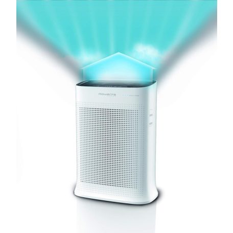 Rowenta PU 3040 Pure Air légtisztító, 65W légmosó 12 m2-re 300 m3 / óra kapacitás, 99.99%-os tisztítás aktív szénszűrővel allergén és finom részecskeszűrés 4 fokozatban (PU3040F0)