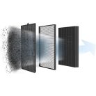 Rowenta PU 3040 Pure Air légtisztító, 65W légmosó 12 m2-re 300 m3 / óra kapacitás, 99.99%-os tisztítás aktív szénszűrővel allergén és finom részecskeszűrés 4 fokozatban (PU3040F0)