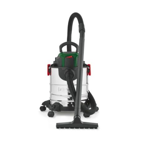 Parkside PWD 20 C3 20L 1300W száraz és nedves porzsák nélküli porszívó 20 literes nemesacél (inox) tartállyal