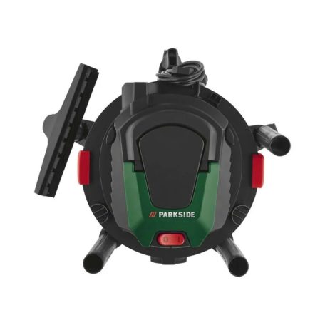 Parkside PWD 20 C3 20L 1300W száraz és nedves porzsák nélküli porszívó 20 literes nemesacél (inox) tartállyal