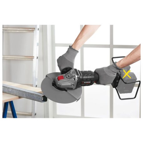 ParkSide PWSAP 40-Li A1 SOLO Performance Brushless 40V 230 mm dupla akkus sarokcsiszoló, akkumulátoros nagy flex, akku és töltő nélkül