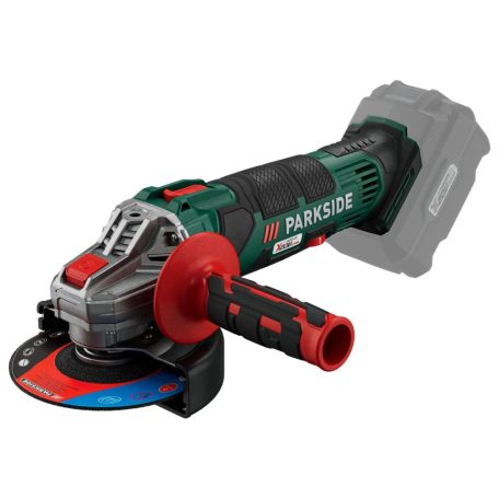 ParkSide PWSA 20-Li F4 / G4 Basic 20V 4 Ah X20 akkus, 125 mm 20V akkumulátoros sarokcsiszoló akkuval és töltővel, kofferben