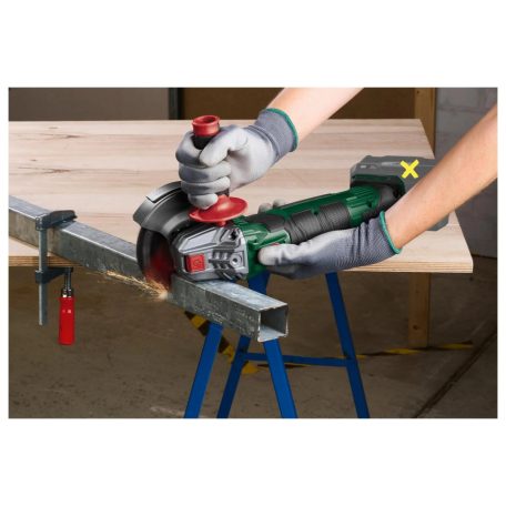 ParkSide PWSA 20-Li F4 / G4 SOLO X20 akkus, 125 mm 20V akkumulátoros sarokcsiszoló akku és töltő nélkül