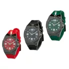 ParkSide PWSL1 A3 Fan Edition Watch vízálló karóra, kvarc óraművel beépített LED lámpábal fekete / zöld / piros színben, ParkSide 30 limitált széria