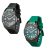 ParkSide PWSL1A1 / PWSL1A2 Fan Edition Watch vízálló karóra, kvarc óraművel beépített vízmértékkel zöld / fekete színben (480775)