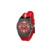  ParkSide PWSL1 A3 Fan Edition Watch vízálló karóra, kvarc óraművel beépített LED lámpábal fekete / zöld / piros színben, ParkSide 30 limitált széria