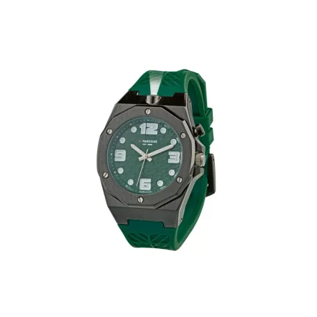 ParkSide PWSL1 A3 Fan Edition Watch vízálló karóra, kvarc óraművel beépített LED lámpábal fekete / zöld / piros színben, ParkSide 30 limitált széria