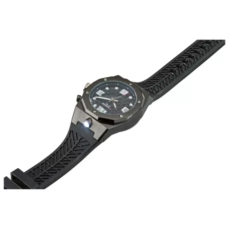 ParkSide PWSL1 A3 Fan Edition Watch vízálló karóra, kvarc óraművel beépített LED lámpábal fekete / zöld / piros színben, ParkSide 30 limitált széria