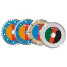 ParkSide PWSZS 1 / WWS-DTS4-P01 Diamond Cutting Disc Set 4 darabos 125 mm gyémánt vágókorong készlet sarokcsiszolóhoz (kisflexhez)