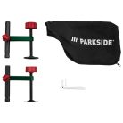 ParkSide PZKS 2000 C3 elektromos 2000W asztali bütüző (fejező) és gérvágó fűrész, vonófűrész, csapfűrész, dupla csúszósínnel