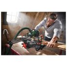 ParkSide PZKS 2000 C3 elektromos 2000W asztali bütüző (fejező) és gérvágó fűrész, vonófűrész, csapfűrész, dupla csúszósínnel