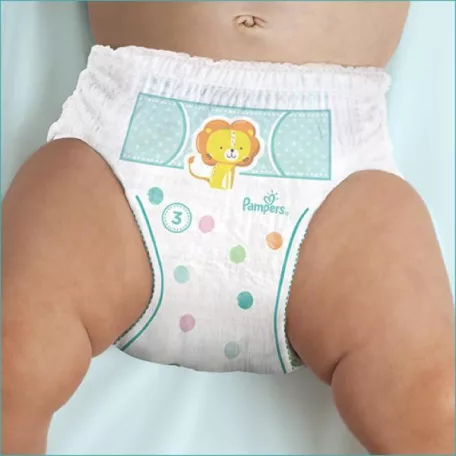 Pampers Pants 3 Midi Mega Pack 128 db kakibakimentes bugyipelenka 3-as méretben, 6 - 11 kg súlycsoport számára