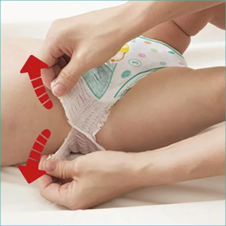 Pampers Pants 3 Midi Mega Pack 128 db kakibakimentes bugyipelenka 3-as méretben, 6 - 11 kg súlycsoport számára