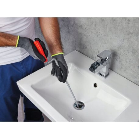 ParkSide 485998 csőkígyó, 3 méter 9 mm mechanikus csőtisztító, duguláselhárító készlet