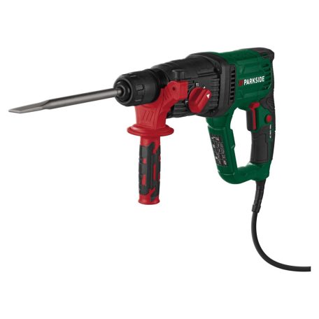 ParkSide PBH 1050 D4 V2 SDS Plus 1050W 3J elektromos (vezetékes) ütvefúró, fúrókalapács, vésőkalapács, fordulatszám szabályzó nélkül