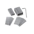 ParkSide PET 25 D4 Maxi állítható ütőerejű, 25W elektromos tűzőgép és szögbelövő 4000 db kapocs és szög tartozékkal 