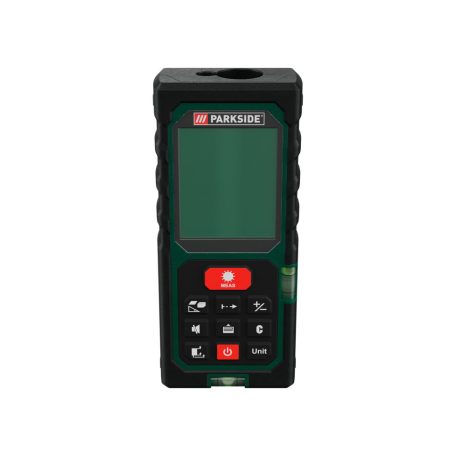 ParkSide PLEM 50 D5 digitális 50 méteres lézeres távolságmérő 5 cm - 500 m, praktikus övtáskával 